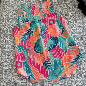 Lilly Pulitzer Colorful Tropical Tank Top